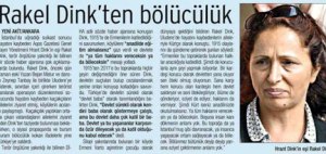 rakel dinkten bölücülük