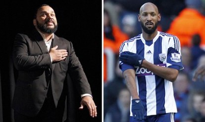 Source: http://goo.gl/HoL1FJ Nicolas Anelka was recently fined for  ₤80,000 and was suspended (5 match ban) by the British Football Association for celebrating his scoring with a quenelle sign 